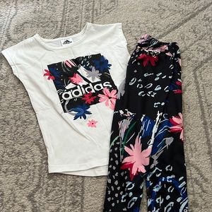 Adidas Floral Outfit